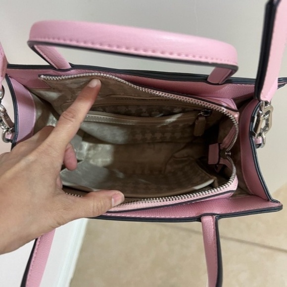 Karl Lagerfeld Pastel Checkered Satchel - Picture 4 of 4